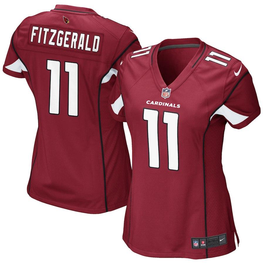 Girls Youth Arizona Cardinals Larry Fitzgerald Nike Cardinal Replica Game Jersey