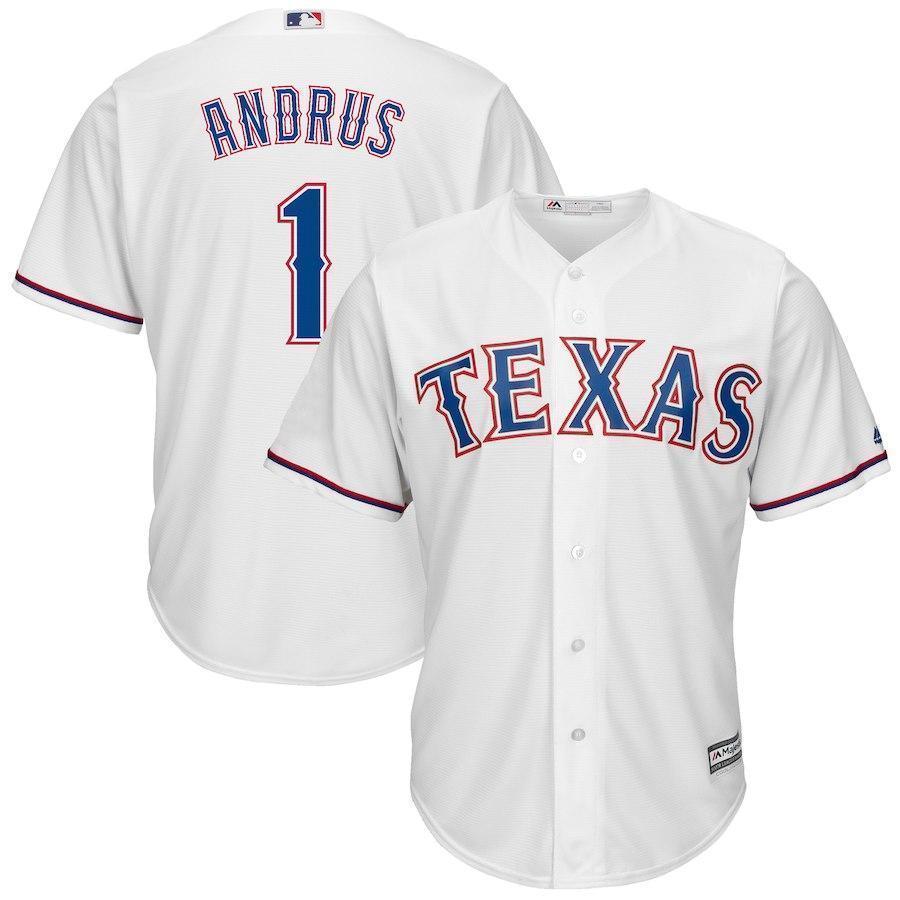 Elvis Andrus Texas Rangers Baseball Player Jersey