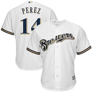 Hernan Perez Milwaukee Brewers Baseball Player Jersey