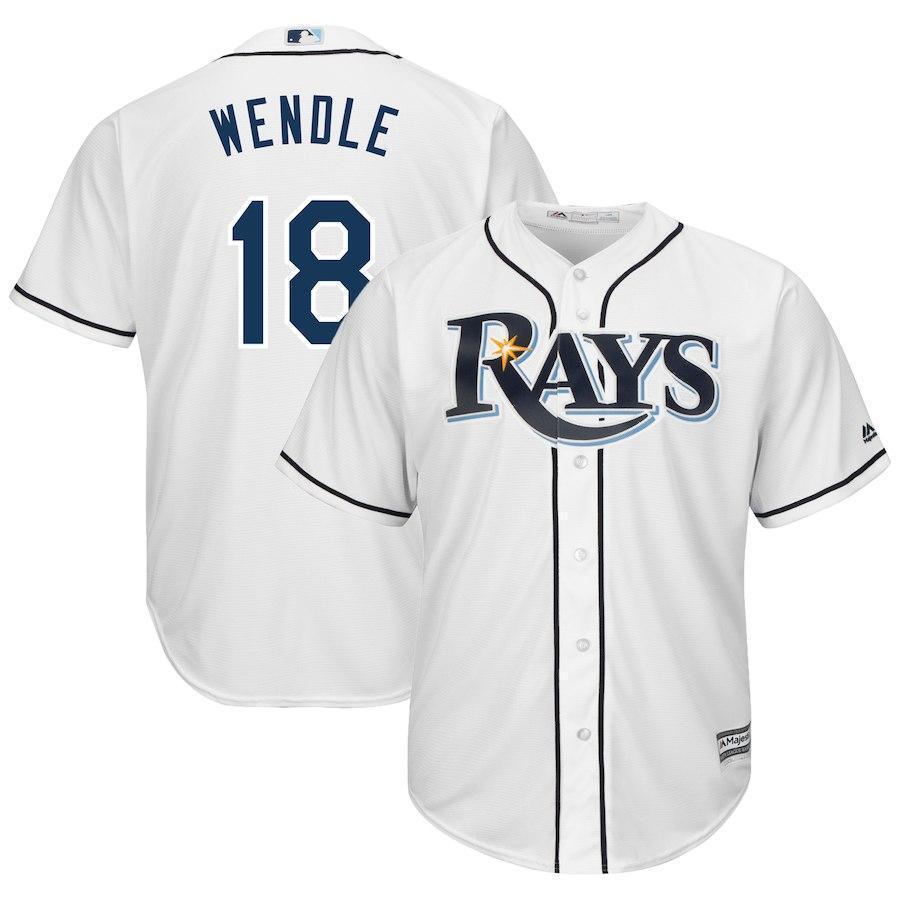 Joey Wendle Tampa Bay Rays Baseball Player Jersey
