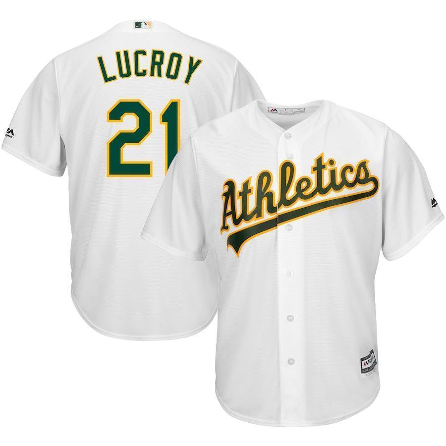 Jonathan Lucroy Oakland Athletics Baseball Player Jersey