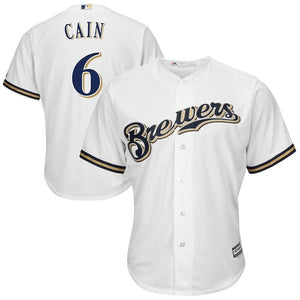 Lorenzo Cain Milwaukee Brewers Baseball Player Jersey
