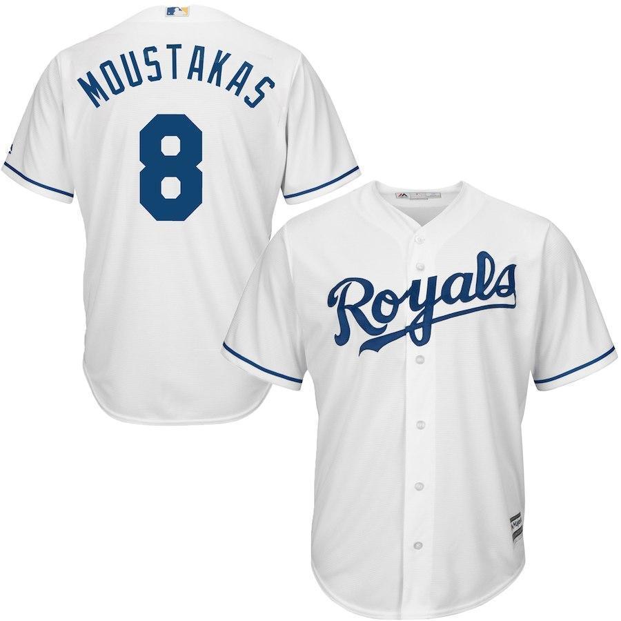 Mike Moustakas Kansas City Royal Baseball Player Jersey