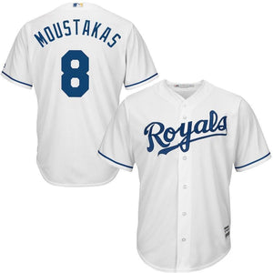Mike Moustakas Kansas City Royal Baseball Player Jersey
