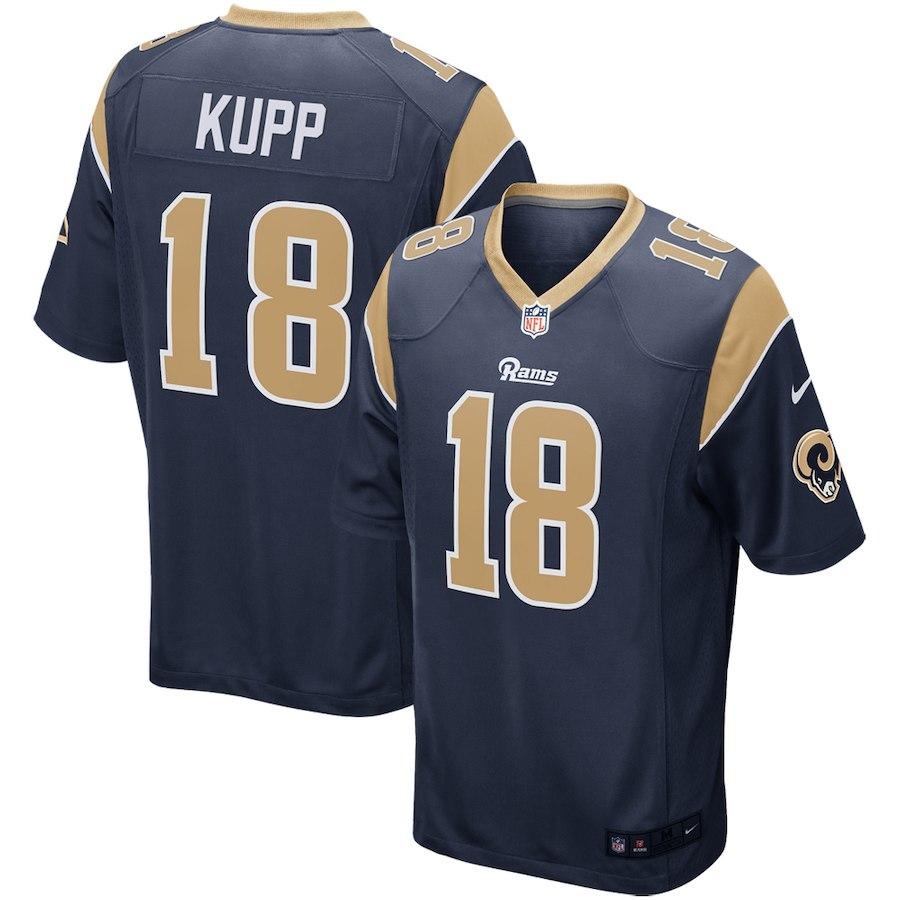 COOPER KUPP LOS ANGELES RAMS SUPER BOWL YOUTH PLAYER GAME JERSEY – NAVY 2018/2019