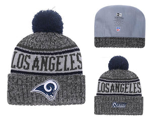 LOS ANGELES RAMS SUPER BOWL DARK GRAY WOOLEN CAP