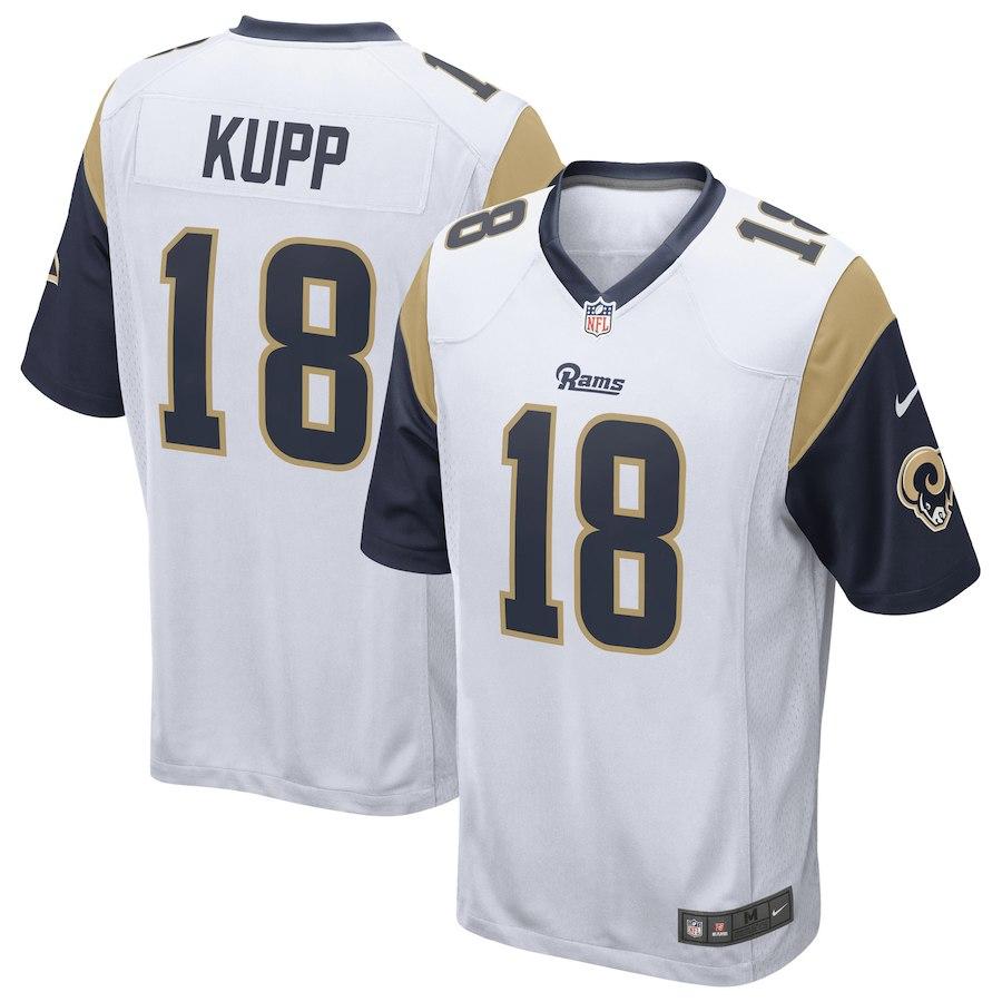 COOPER KUPP LOS ANGELES RAMS SUPER BOWL GAME JERSEY - WHITE