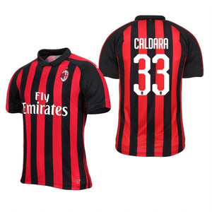 Mattia Caldara AC Milan Home Jersey 2018/19