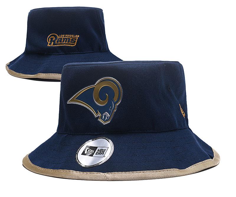 LOS ANGELES RAMS SUPER BOWL NAVY BUCKET HAT