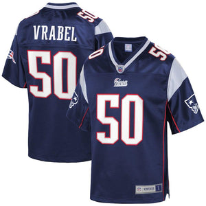 Mike Vrabel New England Patriots Pro Line Retired Player Jersey – Navy 2018/2019 Super Bowl
