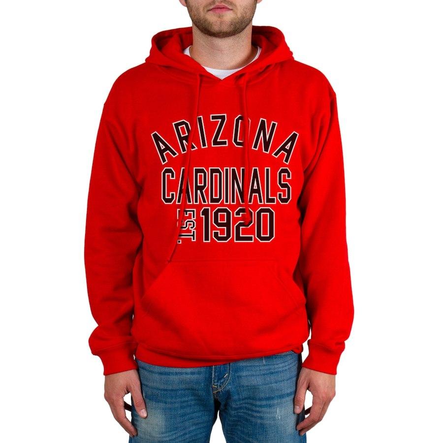 Men's Arizona Cardinals Cardinal End Around Pullover Hoodie