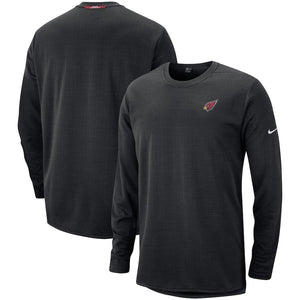 Men's Arizona Cardinals Nike Black Sideline Modern Pullover Sweatshirt