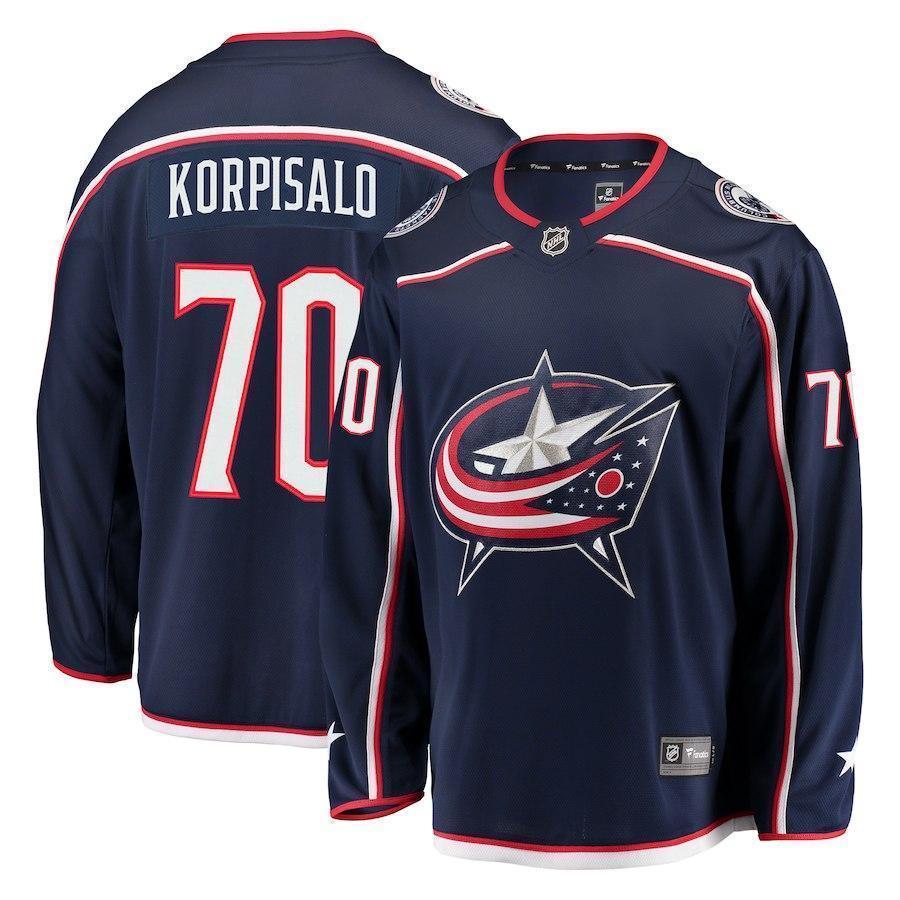 Joonas Korpisalo Columbus Blue Jackets Player Swingman Jersey