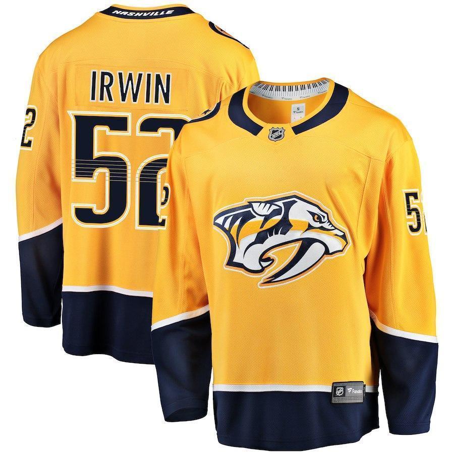 Matt Irwin Nashville Predators Player Swingman Jersey