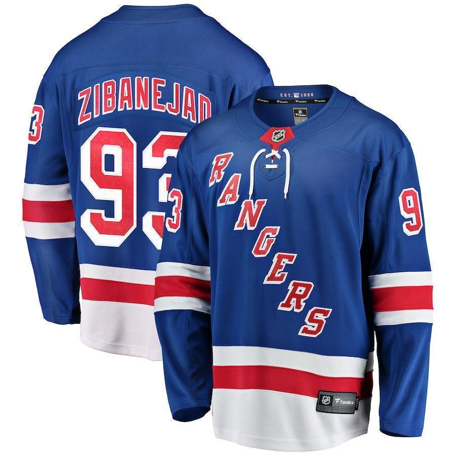 Mika Zibanejad New York Rangers Player Swingman Jersey