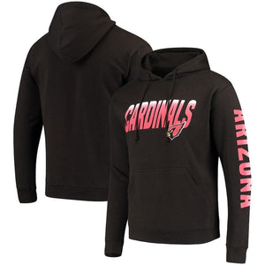 Men's Arizona Cardinals Black Team Logo Pullover Hoodie