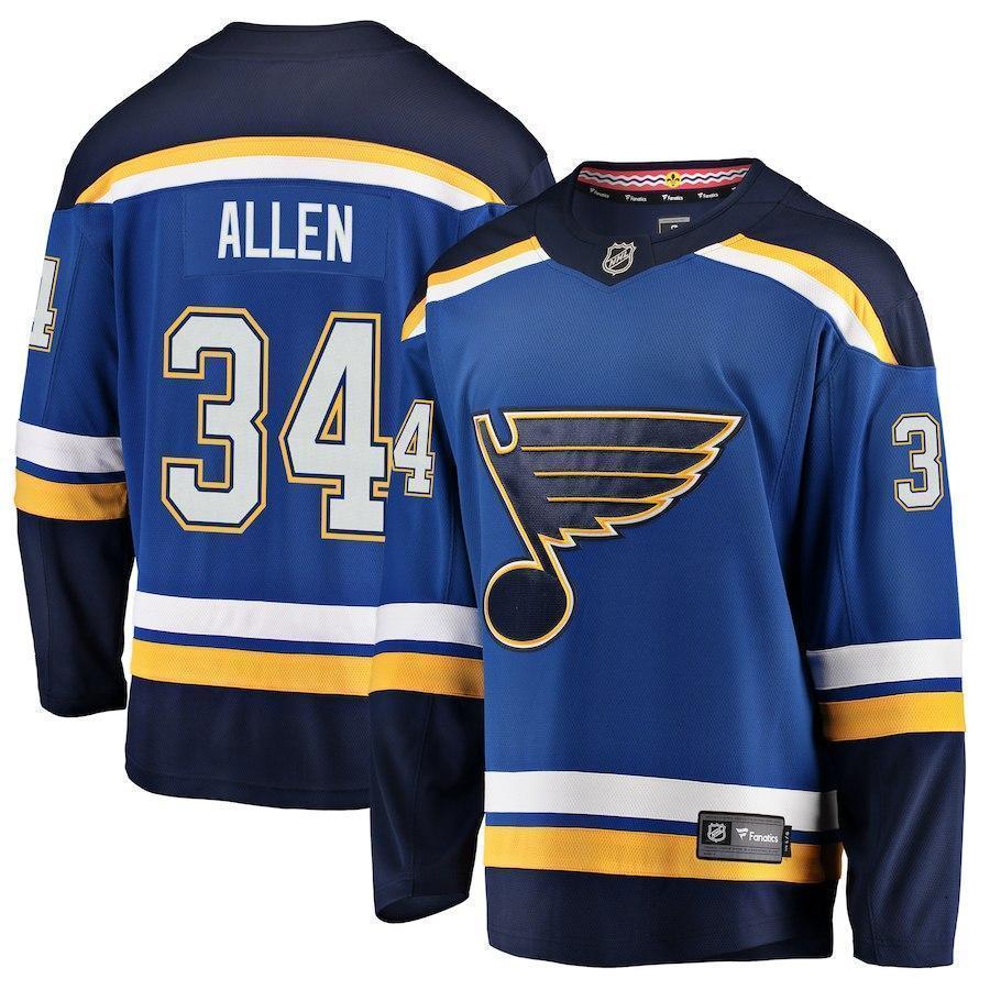 Jake Allen St. Louis Blues Player Swingman Jersey