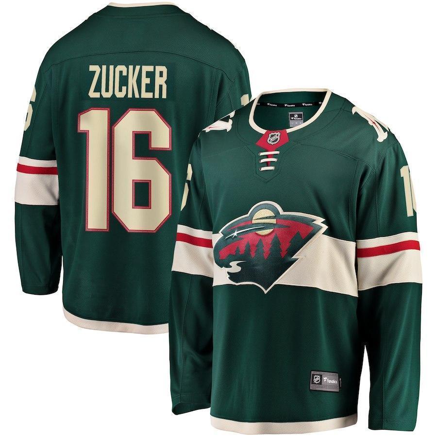 Jason Zucker Minnesota Wild Player Swingman Jersey