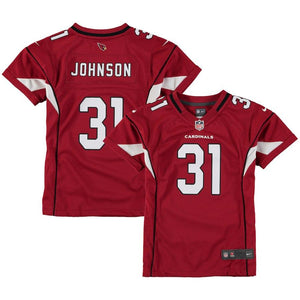 Girls Youth Arizona Cardinals David Johnson Nike Cardinal Game Jersey