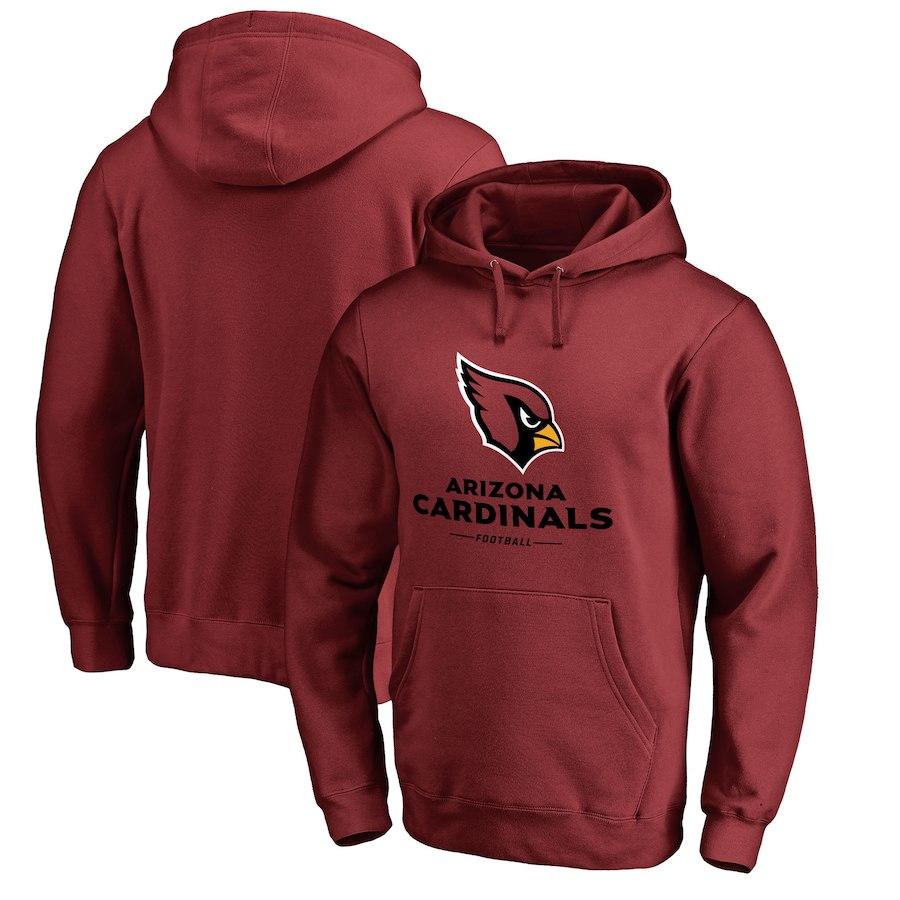 Men's Arizona Cardinals Pro Line by Fanatics Branded Cardinal Team Lockup Pullover Hoodie