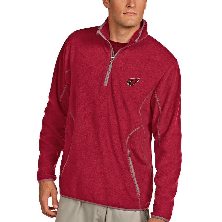 Men's Arizona Cardinals Antigua Cardinal Victory Full-Zip HoodieMen's Arizona Cardinals Antigua Cardinal Ice 1/4-Zip Microfleece Pullover Jacket