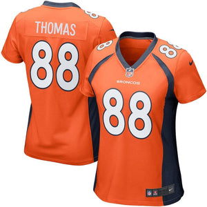 Girls Youth Denver Broncos Demaryius Thomas Nike Orange Game Jersey