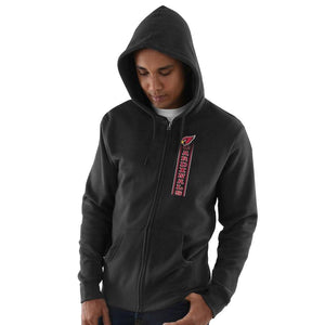 Men's Arizona Cardinals Black Hook and Ladder Full-Zip Hoodie