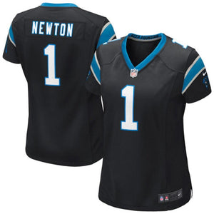 Girls Youth Carolina Panthers Cam Newton Nike Black Game Jersey