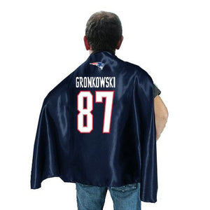 New England Patriots 87 Gronkowski Blue Hero Cape Christmas Gift For Kid Super Bowl