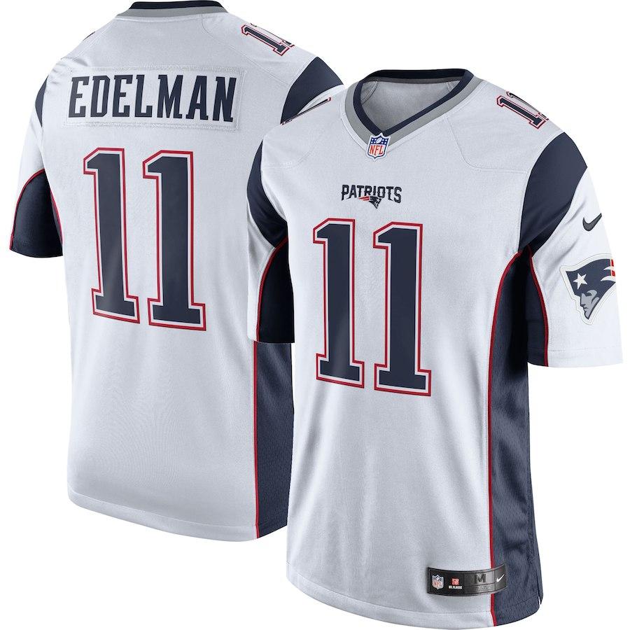 Julian Edelman New England Patriots Youth Game Jersey - White 2018/2019 Super Bowl