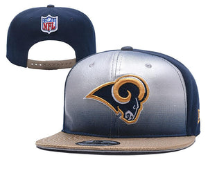 LOS ANGELES RAMS SUPER BOWL NAVY AND BROWN SNAPBACK CAP