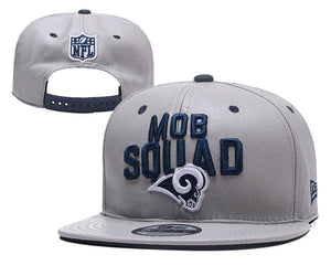 LOS ANGELES RAMS SUPER BOWL GRAY SNAPBACK CAP